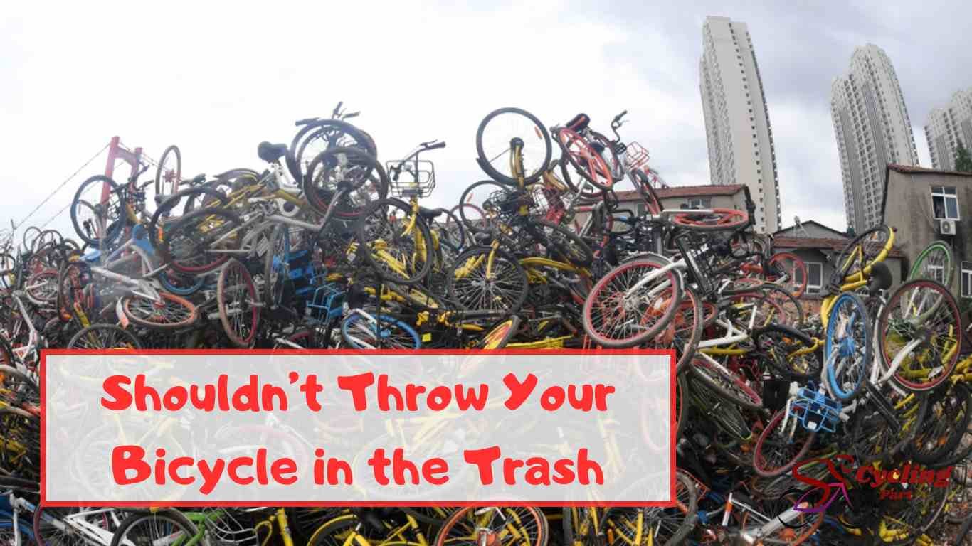 You Shouldn’t Throw Your Bicycle in the Trash