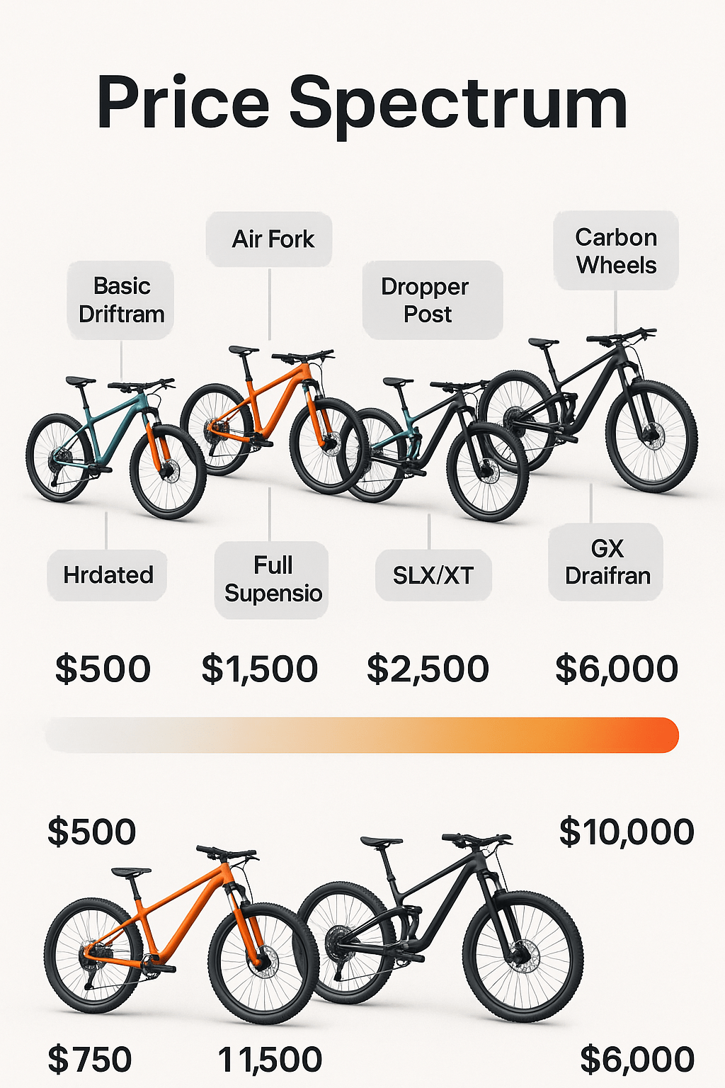 Mountain Bike Prices in 2025